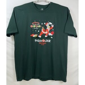 NWT Men's Disney Mickey's Very Merry Christmas Party Passholder 2019 T-Shirt 3XL